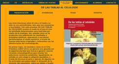 Desktop Screenshot of delastablasalceluloide.pabloiglesiassimon.com